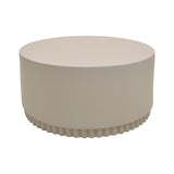 Masuta de cafea Tierra, Gri, D75x37 cm