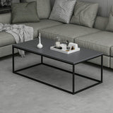 Masuta de Cafea Tiger - Anthracite, Gri, 120x42x60 cm