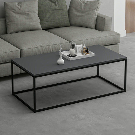 Masuta de Cafea Tiger - Anthracite, Gri, 120x42x60 cm