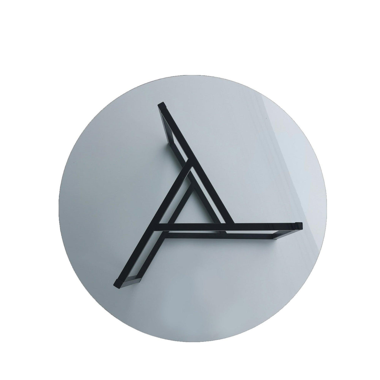 Masuta de cafea Trio sehpa / füme temperli cam S402F, Fum, 75x42x75 cm