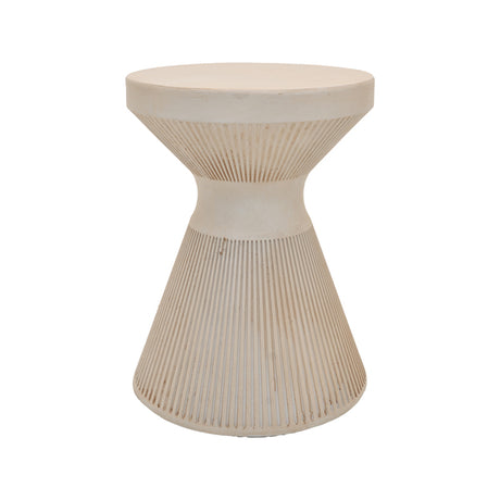 Masuta de cafea Vartio, Crem, D49x66 cm