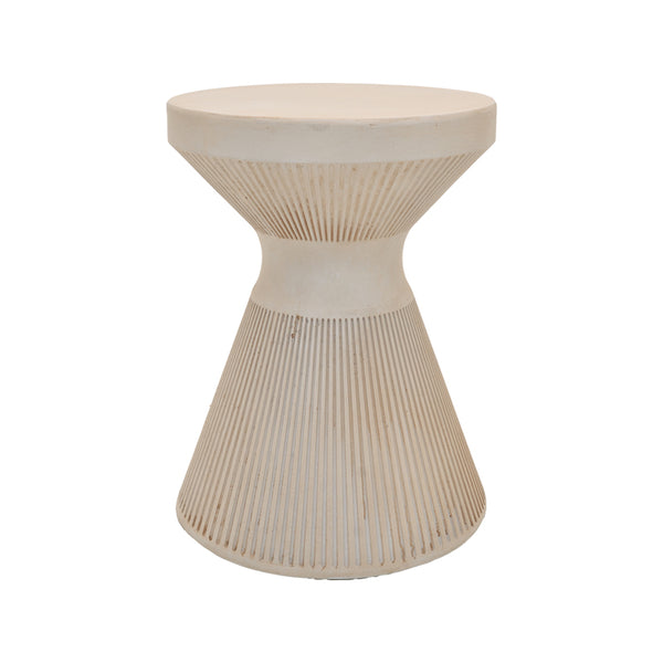 Masuta de cafea Vartio, Crem, D49x66 cm