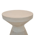 Masuta de cafea Vartio, Crem, D49x66 cm, detaliu produs