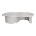 Masuta de cafea Verven, MDF, Alb, 120x60x32 cm, detaliu produs