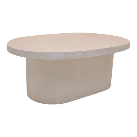 Masuta de cafea Vooge, Crem, 100x64x39 cm