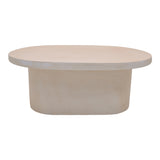 Masuta de cafea Vooge, Crem, 100x64x39 cm