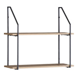 Masuta de cafea Wall shelf Fema, Metal, Stejar, 60x20x52 cm