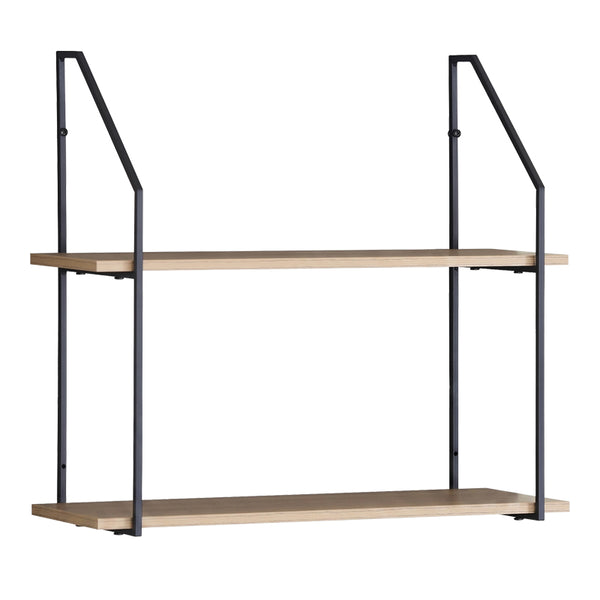 Masuta de cafea Wall shelf Fema, Metal, Stejar, 60x20x52 cm
