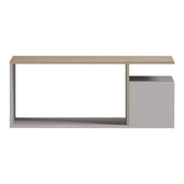 Masuta de cafea Wendo, Gri-Sonoma, 91x37x50 cm, detaliu produs