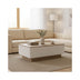Masuta de cafea Winey, Stil Sonona-Alb, Lemn, 90x60x31 cm