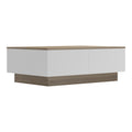 Masuta de cafea Winey, Stil Sonona-Alb, Lemn, 90x60x31 cm, imagine suplimentara