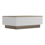 Masuta de cafea Winey, Stil Sonona-Alb, Lemn, 90x60x31 cm