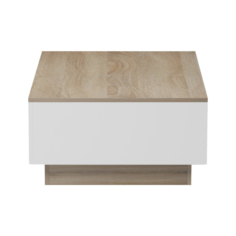 Masuta de cafea Winey, Stil Sonona-Alb, Lemn, 90x60x31 cm