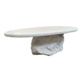 Masuta de cafea Zinol, MDF, Alb, 105x62x32 cm, imagine ambient