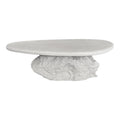 Masuta de cafea Zinol, MDF, Alb, 105x62x32 cm, detaliu produs