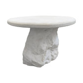 Masuta de cafea Zinol, MDF, Alb, D58x41 cm, detaliu produs