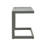 Masuta de exterior Aether din aluminiu, Antracit, 38x37x53 cm - Antracit