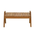 Masuta de plaja Kally Boho, Natural, 60x50x34 cm, imagine suplimentara