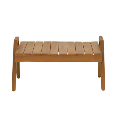 Masuta de plaja Kally Boho, Natural, 60x50x34 cm, imagine suplimentara