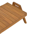 Masuta de plaja Kally Boho, Natural, 60x50x34 cm, detaliu produs