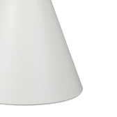 Masuta laterala Coozlin marmura alba cu metal, alb-auriu, 70x70x40 cm, perspectiva suplimentara