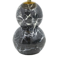 Masuta laterala Dearest marmura metal, negru-auriu, D41x57 cm, detaliu produs
