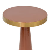 Masuta laterala Easyful metal, aurie, 40x40x65 cm, imagine suplimentara
