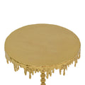 Masuta laterala Fropio metal, auriu, 40x40x44 cm, imagine suplimentara