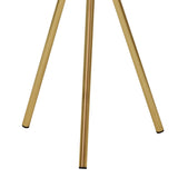 Masuta laterala Jacksie metal bronz, aur, 46x46x48 cm