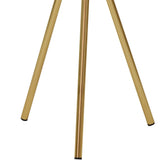 Masuta laterala Jacksie metal bronz, aur, 46x46x48 cm, detaliu produs