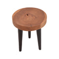Masuta laterala Labous lemn de suar, Natural, D35x45 cm, imagine suplimentara