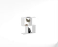 Masuta laterala Lays, Alb, 45x52x17 cm, imagine suplimentara