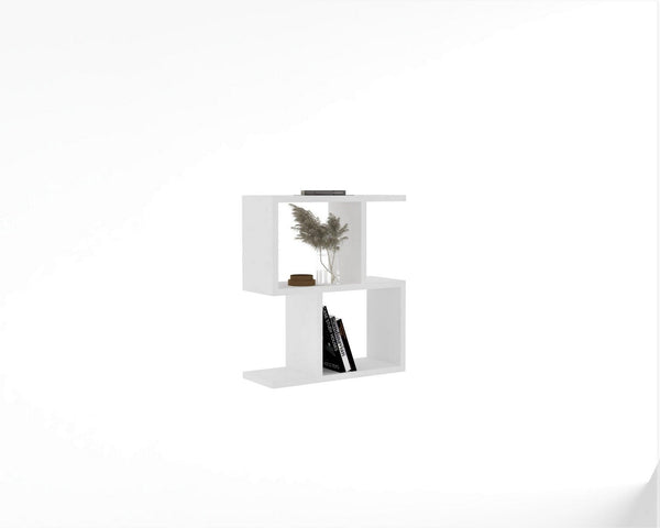 Masuta laterala Lays, Alb, 45x52x17 cm