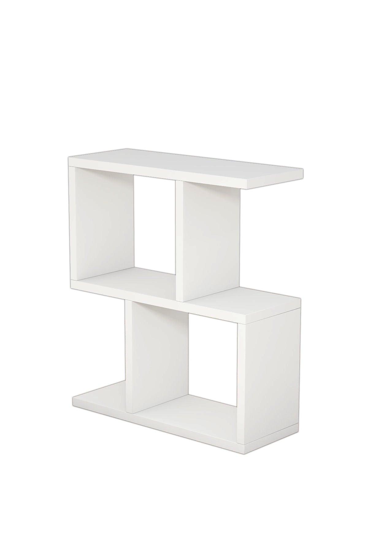 Tabel lateral lays, Alb, 45x51,4x17 cm