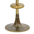 Masuta laterala Trego metal, auriu-negru, 39x39x51 cm, perspectiva suplimentara