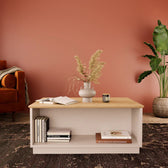Masuta Monik, Stejar, 90x56x40 cm, imagine suplimentara