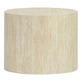 Masute laterale 2 bucati cu aspect de travertin Zonar, Bej, 45x45x50 cm, detaliu produs