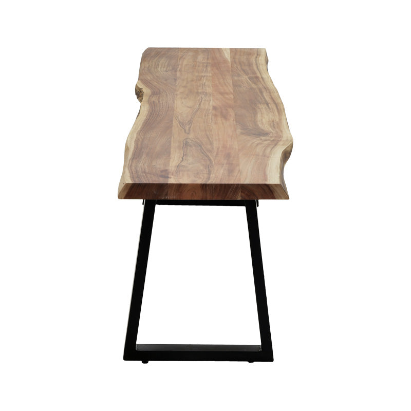 Miles Slim banc din lemn de acacia solid, Natural, 160x40x45 cm