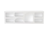 Mobila Lorin, Alb - Anthracite, 160x38 cm - Alb