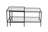 Mobila Sevay, Negru - Auriu, 90x45 cm - Negru