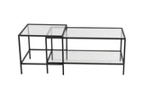 Mobila Sevay, Negru - Auriu, 90x45 cm - Negru