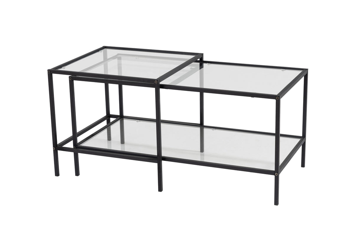 Mobila Sevay, Negru - Auriu, 90x45 cm - Negru