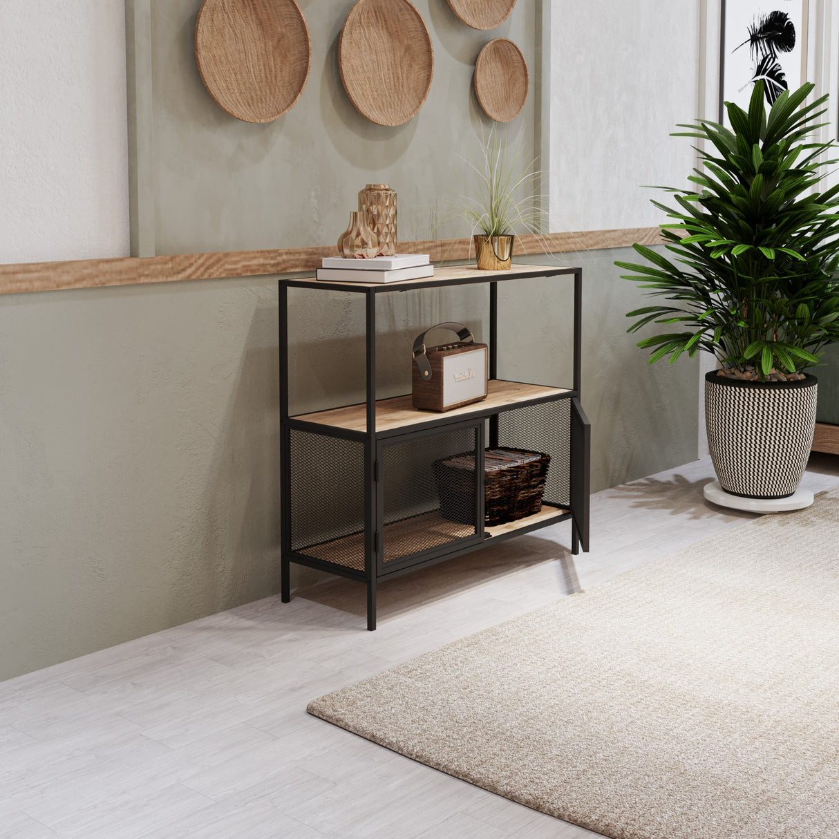 Mobilă Tatu, 80x30 cm - Oak
Black