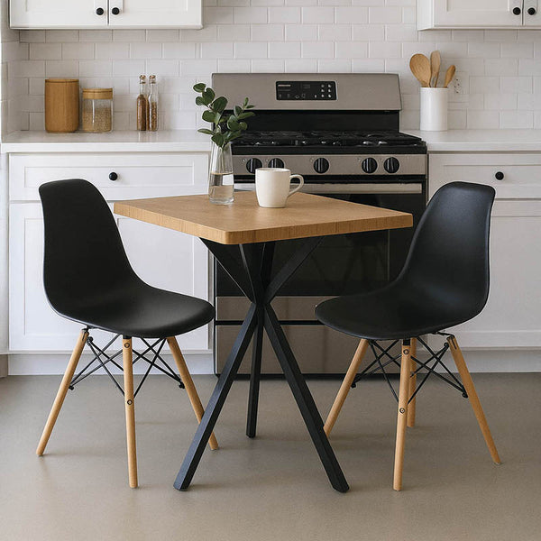Mobilier Bucatarie Studenteasca Set 3 Piese Mingle, Compacte, 70x70x75 cm