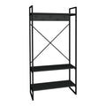 Mobilier de hol cu suport metalic Levento, Metal și Lemn, 88x34x180 cm, imagine suplimentara