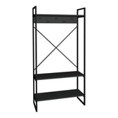 Mobilier de hol cu suport metalic Levento, Metal și Lemn, 88x34x180 cm, imagine suplimentara