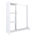 Mobilier de intrare Renesme alb 106x35x128 cm, 35x106 cm, imagine suplimentara