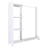 Mobilier de intrare Renesme alb 106x35x128 cm, 35x106 cm, imagine suplimentara
