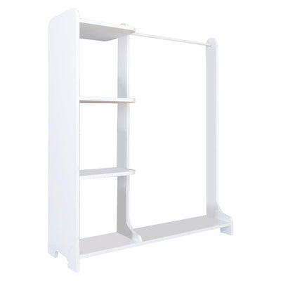 Mobilier de intrare Renesme alb 106x35x128 cm, 35x106 cm, imagine suplimentara