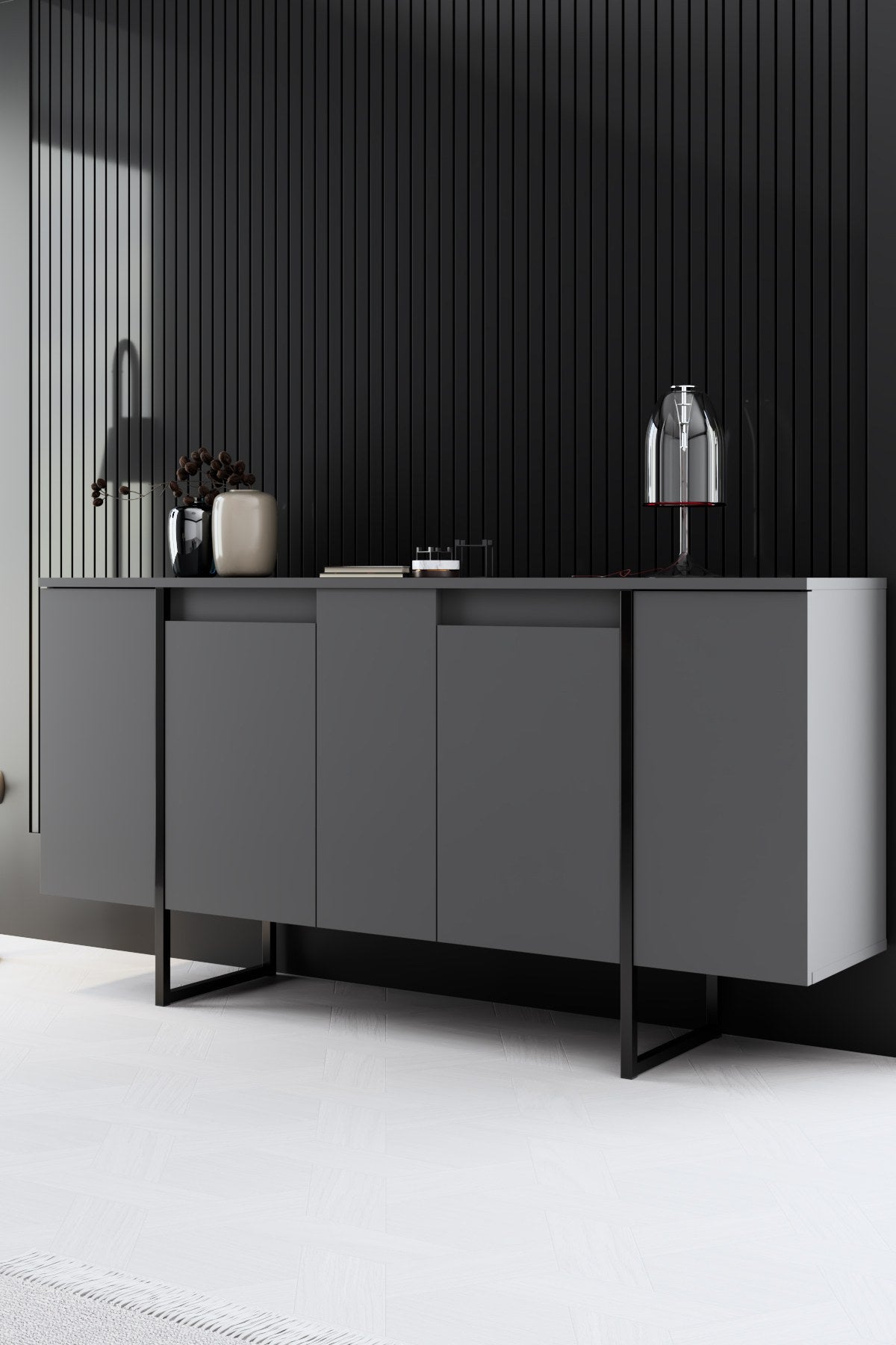 Mobilier de Lux, 160x35 cm - Anthracite
Black
